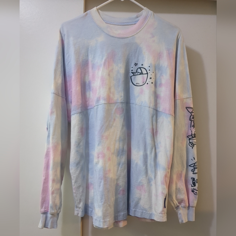Disney Star Wars Mandalorian Grogu Tie Dye Spirit Jersey Adult (READ)